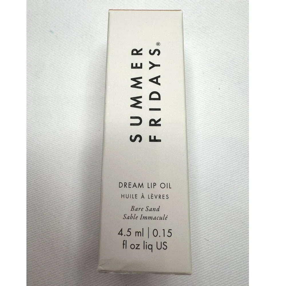 Summer Fridays Dream Lip Oil Women 4.5ml‎ Bare Sand New Sheer High-Shine Vegan